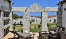 Li Conchi 16 | Patio with sofa, sunbeds and sea view Patio