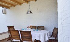 Villa Gaia | Roofed dining area outside Roofed dining area outside