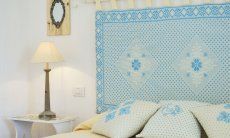 Li Conchi 7 | Bedroom 1 with double sized bed Double bed with night table, lamp and bed-head all in sardinien stile Li Conchi 7