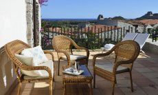 Li Conchi 7 | Terrace with cozy lounge area Terrace with outside sofa and ocean view, holiday home Li Conchi 7