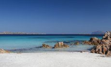 Spiaggia del Principe, Romazzino, 24 km. far away 