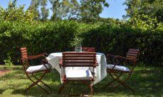 Casa Su Faru 5 | Garden with shade dining table Garden with shade dining table