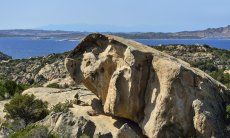 View from Domus di Pitrizza over the coast of Costa Smeralda