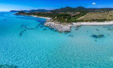 Crystal clear sea of Sant Elmo, Southsardinia