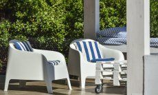 Villa Graziano | Terrace with modern outside furniture Terrace, Details