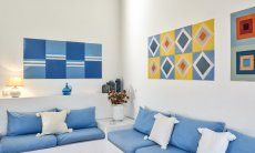 Villa La Viola | Modern and cozy sofa corner Modern and cozy sofa corner