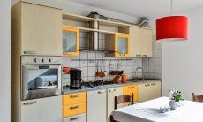 Villa Le Ginestre 2 | Kitchen souterrain with all essential devices like oven, gas stove sink, exhaust hood Kitchen souterrain with all essential devices like oven, gas stove sink, exhaust hood