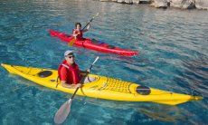 Kayakers love the gulf of Orosei