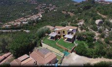 Apartment Orchidea-C | Aerial view of the house Villa Orchidea, aerial image