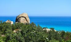 View towards the stunning sea