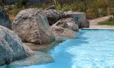 Li Conchi 35 | Pool with border made of granite rocks Pool with border made of granite rocks