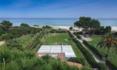 Villa Graziano | Position of the house in the first row Villa Graziano, aerial view
