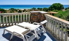 Apartment Castededdu 5 | Terrace with a direct sea view and sunbeds Terrace with a direct sea view and sunbeds