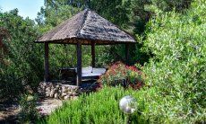 Gazebo in the garden, perfect for relaxing 