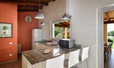 Villa Caroline | Kitchen with window to the terrace side Kitchen with window to the terrace side