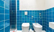 Casa 2 | Bathroom with shower and bidet, one on each side of the patio Bath