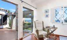 Modern and bright living room with direct terrace access