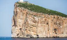 The cliff of Capo Caccia with lighthouse, Alghero