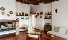 Villa Lentischio | Living room with fire place E11 2018 New Picture