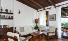 Villa Lentischio | Living room with garden access Living room with garden access