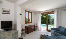 Villa del Campo | From the living room into the pool Villa del Campo, Is Molas, Pula