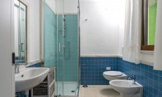 Villa del Campo | Bath 3 with shower on the basement floor Villa del Campo, Is Molas, Pula