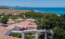 View from Sant Elmo along the coastline of Costa Rei, South Sardinia
