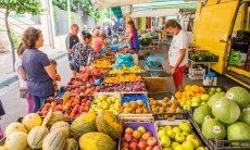 Streetmarket in Muravera