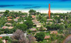 Villa La Viola | Position of the villa Costa Rei from above