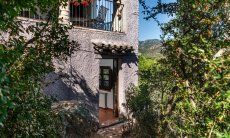 Villa Is Molas Monte | Bedroom 5 with double bed and ensuite bath with shower downstairs Bedroom 5 with double bed and ensuite bath with shower downstairs