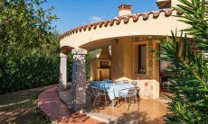 Villa Sandra 43 | Shady terrace with dining table and barbecue House