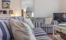 Villa Maestrale | Sofa and TV Villa Maestrale, Cala Ginepro, Olbia