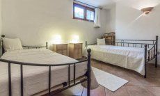 Villa Maestrale | Bedroom 4 with two single beds downstairs Villa Maestrale, Cala Ginepro, Olbia