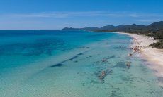 Sandy beach Costa Rei