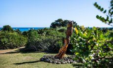 Villetta 3 | Once again the "gufo", the protector of the garden Statue owl Villetta 3 Costa Rei