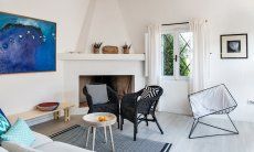 Casa 1 | Cozy living room with fireplace Furnishings Casa 1 Sant'Elmo
