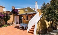 Villa Maestrale | Inner courtyard with a covered dining table New picture