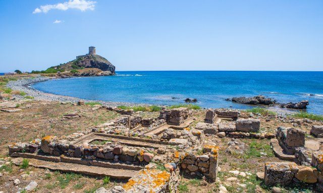 Roman excavation in Nora, only 3 km. away 